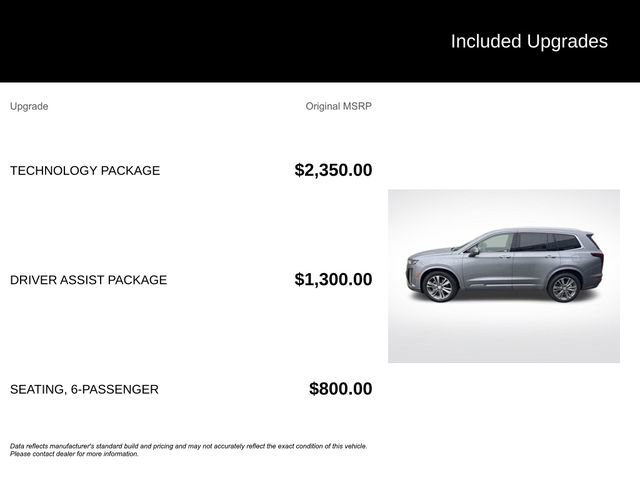 Used 2025 Cadillac XT6 Premium Luxury w/ Technology Package FWD image 3