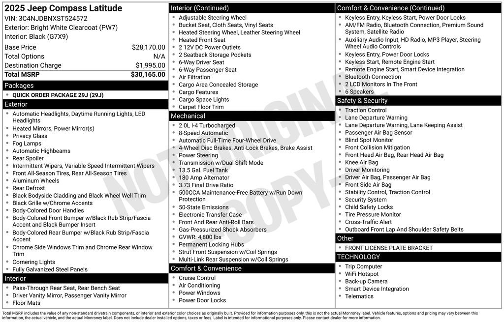 Used 2025 Jeep Compass Latitude image 4