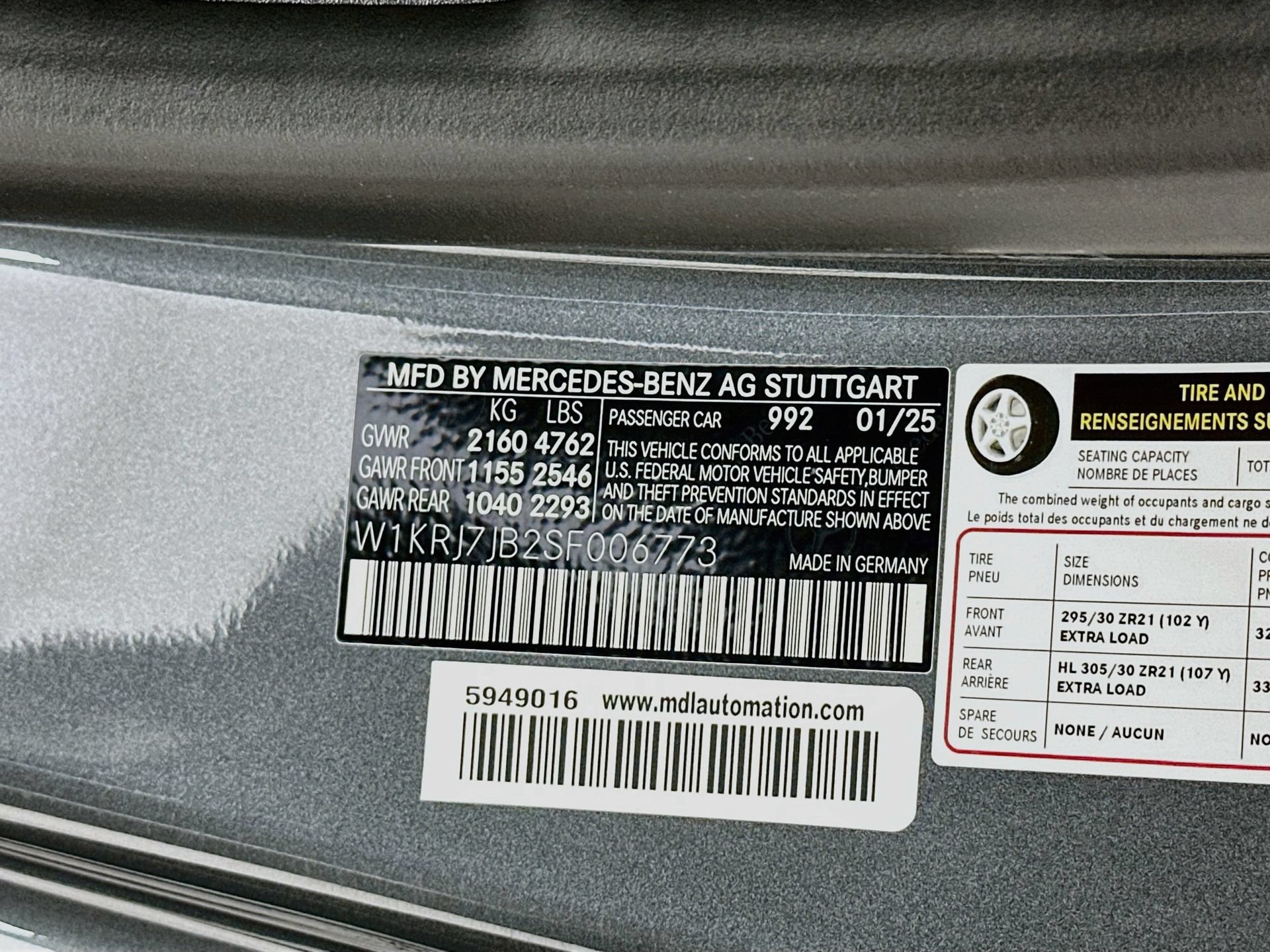 Certified 2025 Mercedes-Benz AMG GT 63 image 32