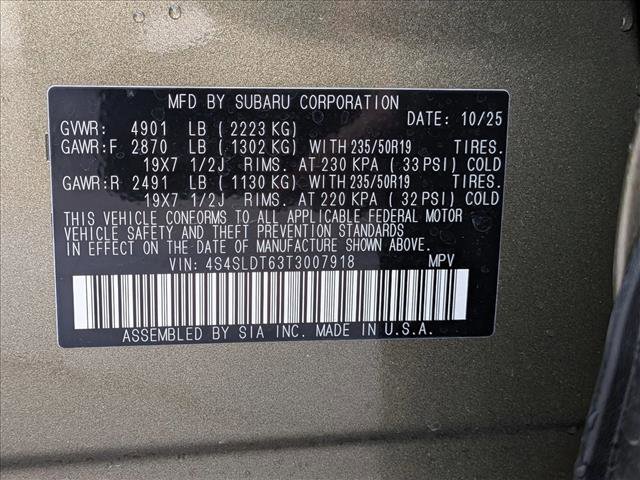 Certified 2026 Subaru Forester Touring AWD/4WD image 25