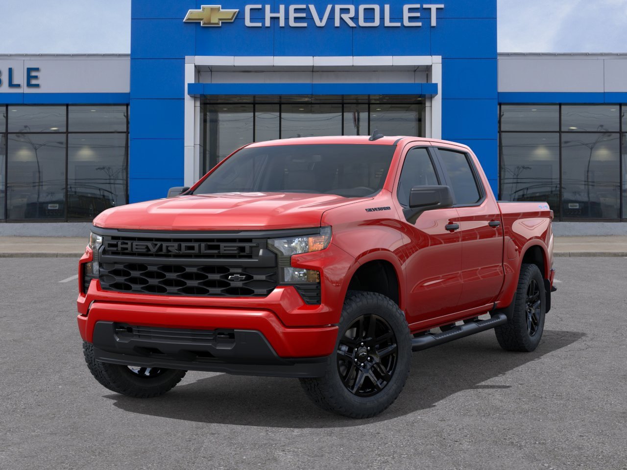 New 2026 Chevrolet Silverado 1500 Custom w/ Turbomax Blackout Package AWD/4WD image 6