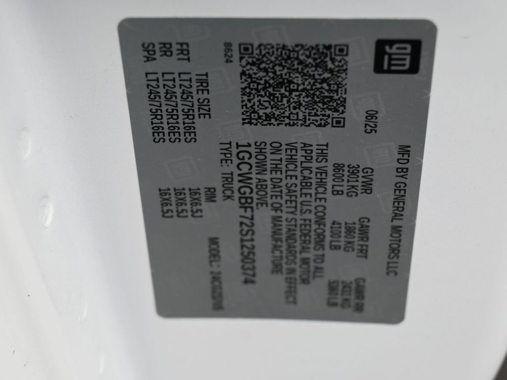 New 2025 Chevrolet Express 2500 Extended w/ Driver Convenience Package image 16