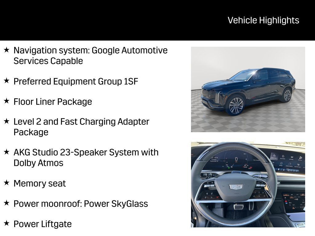 New 2027 Cadillac Vistiq Sport w/ LPO, Floor Liner Package AWD/4WD image 8