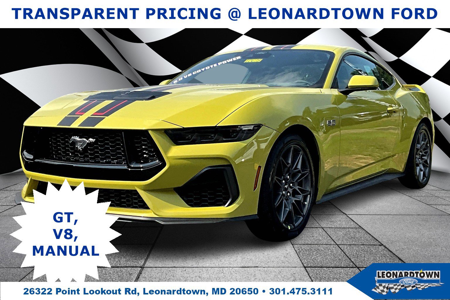 New 2025 Ford Mustang GT Premium w/ GT Performance Package image 1