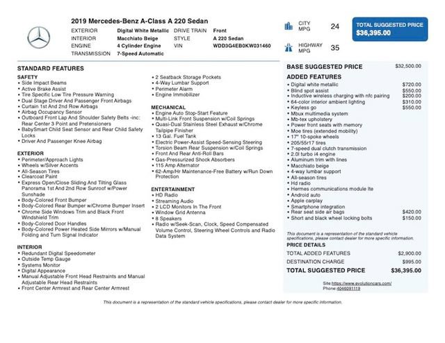 Used 2019 Mercedes-Benz A 220 image 3