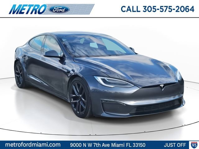 Used 2021 Tesla Model S Plaid video 1