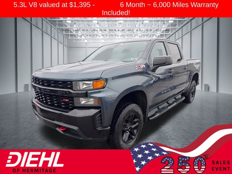 Used 2019 Chevrolet Silverado 1500 Custom Trail Boss w/ Custom Convenience Package AWD/4WD 360° Tour