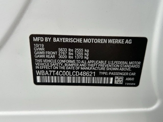 Used 2020 BMW 740i xDrive w/ M Sport Package AWD/4WD image 18