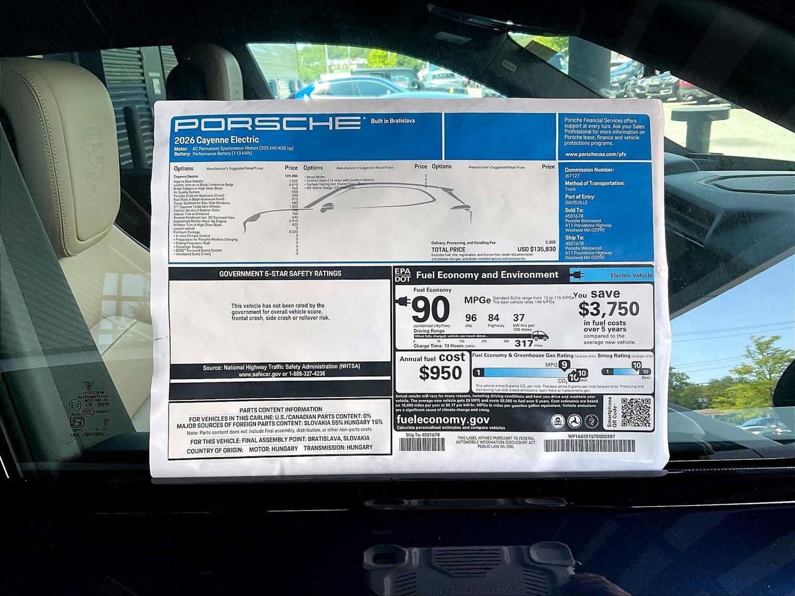 New 2026 Porsche Cayenne Electric AWD/4WD image 24