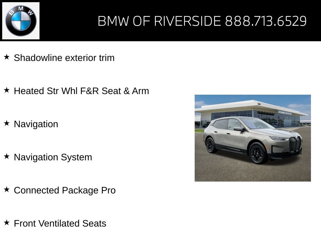 Used 2024 BMW iX xDrive50 w/ Radiant Heating Package image 15
