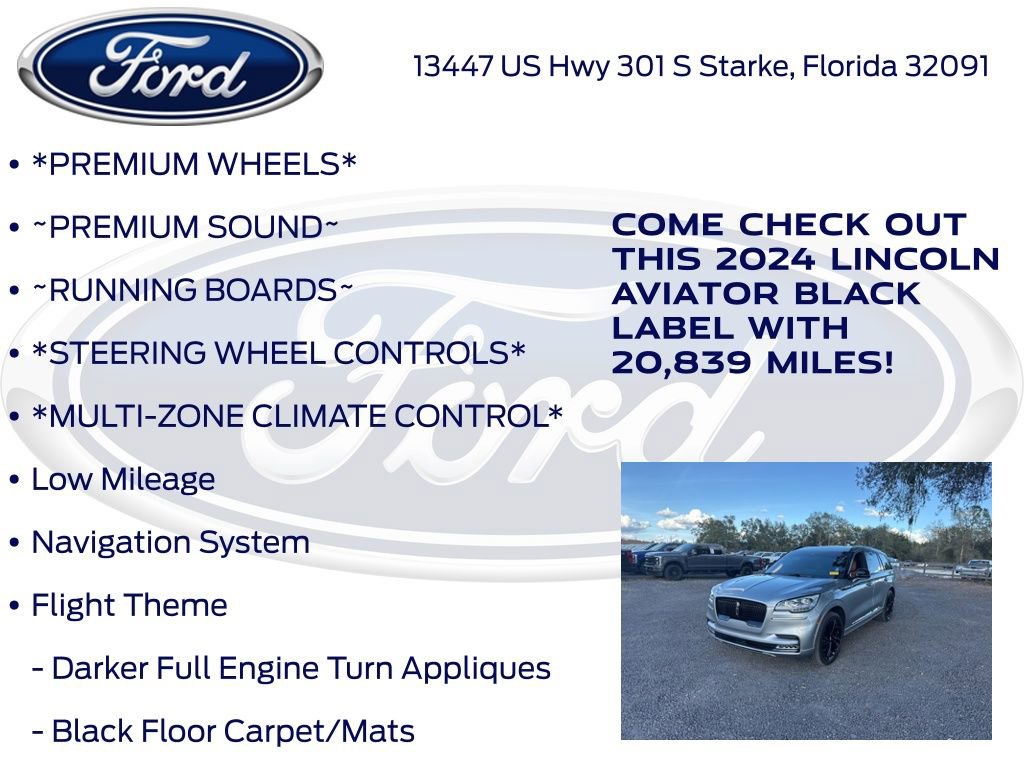 Used 2024 Lincoln Aviator Black Label w/ Jet Package image 15