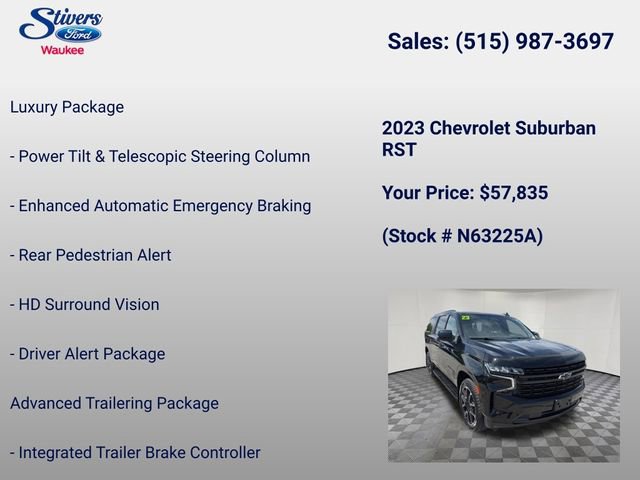 Used 2023 Chevrolet Suburban RST w/ Sport Performance Package AWD/4WD image 40