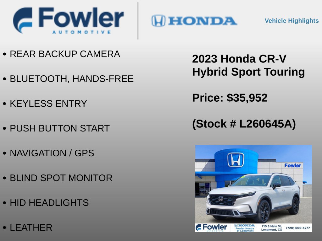 Used 2023 Honda CR-V Sport Touring image 4