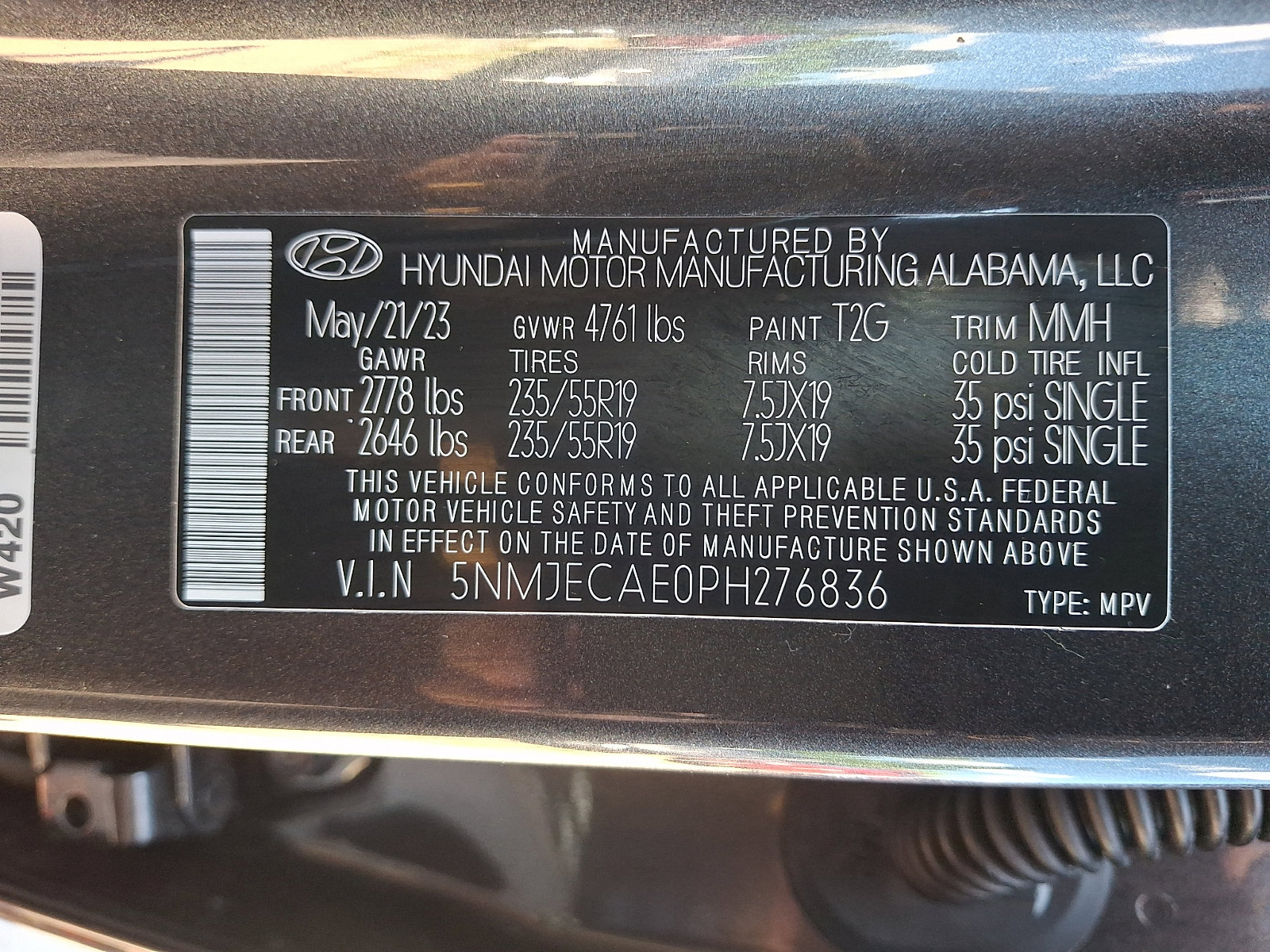Certified 2023 Hyundai Tucson Limited AWD/4WD image 27