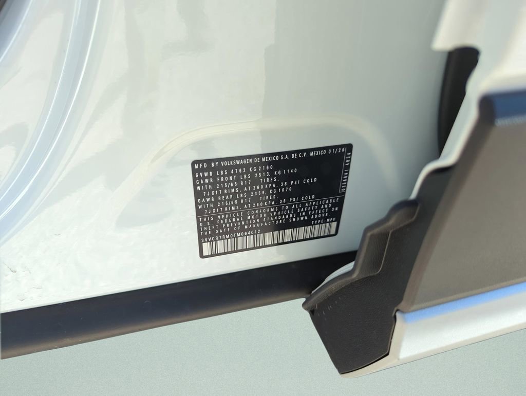 New 2026 Volkswagen Tiguan S image 39