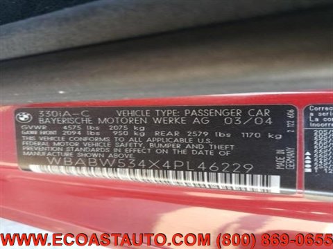 Used 2004 BMW 330Ci Convertible RWD image 13