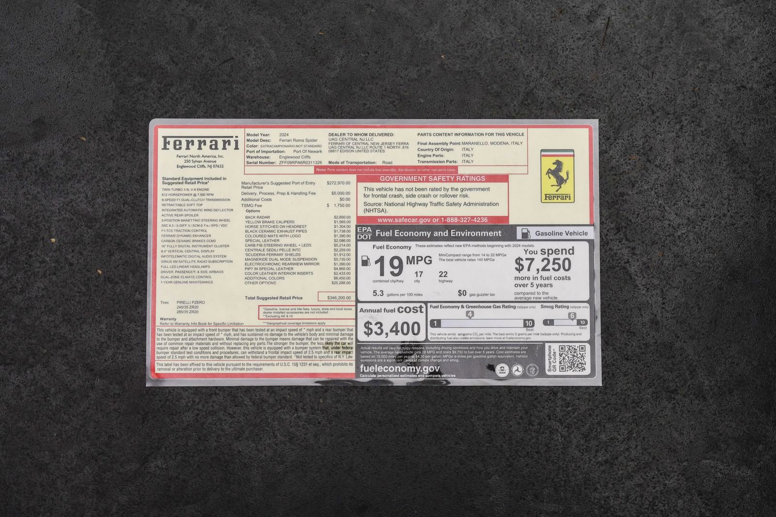 Certified 2024 Ferrari Roma Spider image 70