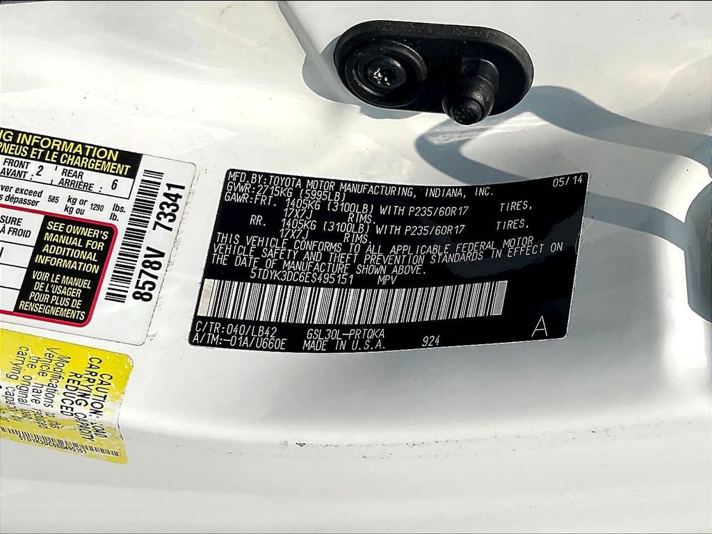 Used 2014 Toyota Sienna XLE FWD image 18