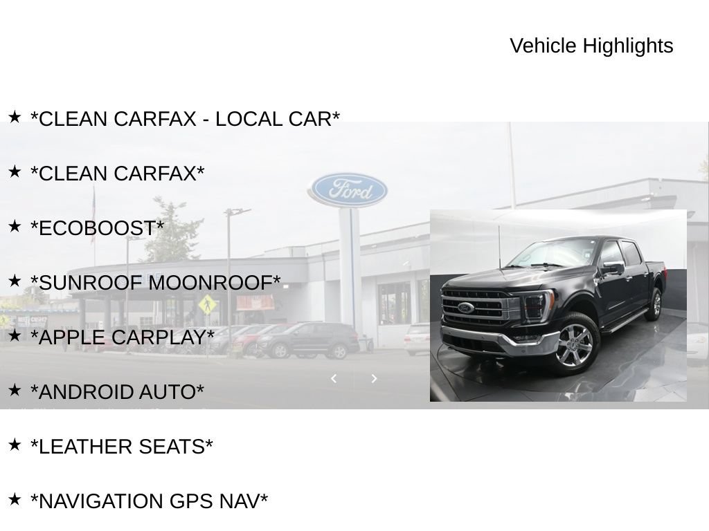 Used 2023 Ford F150 Lariat w/ Equipment Group 502A High AWD/4WD image 9