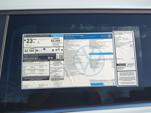 New 2026 Volkswagen Atlas SE FWD image 20