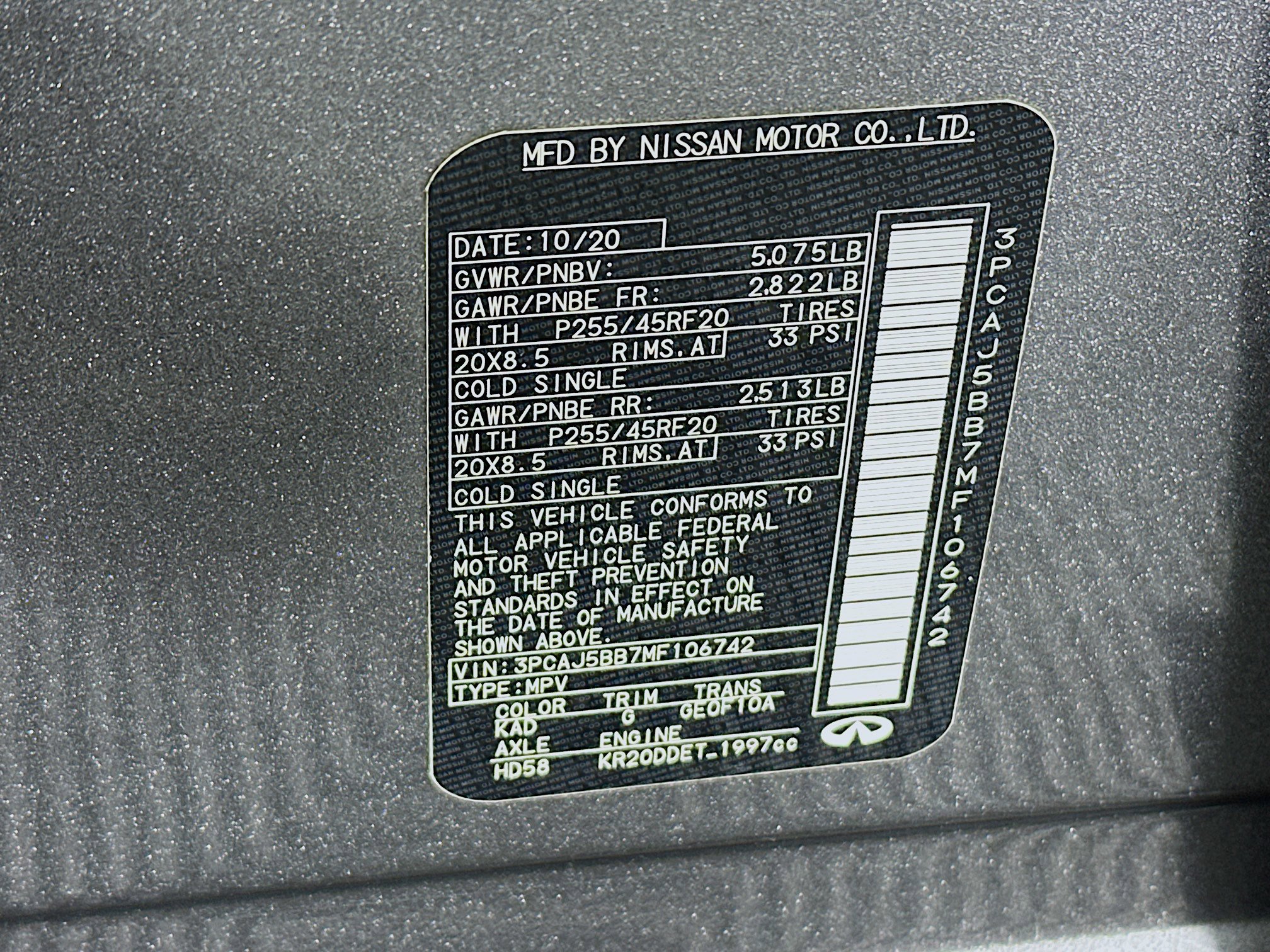 Used 2021 INFINITI QX50 Luxe w/ Appearance Package image 12