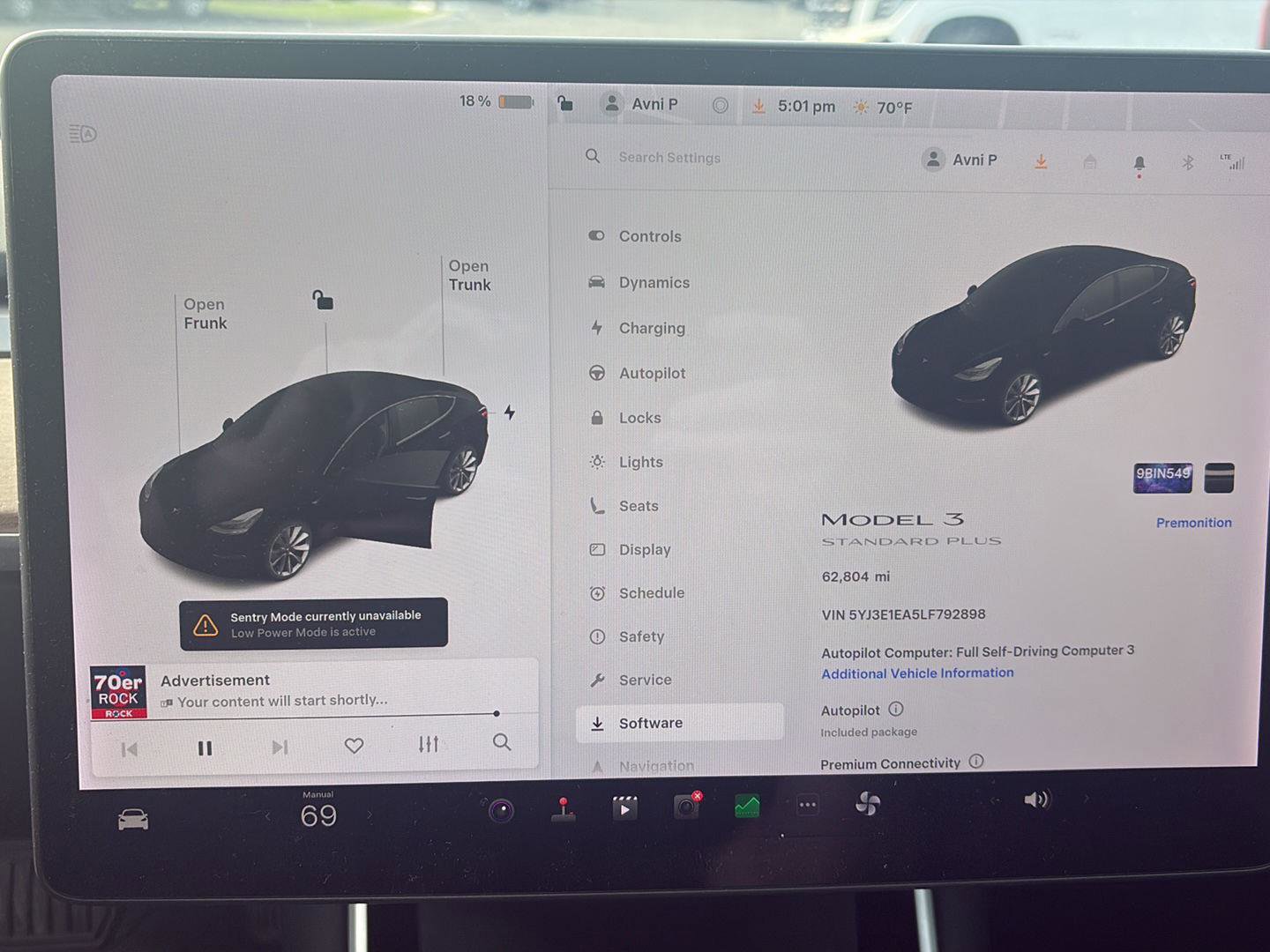 Used 2020 Tesla Model 3 Standard Range RWD image 16