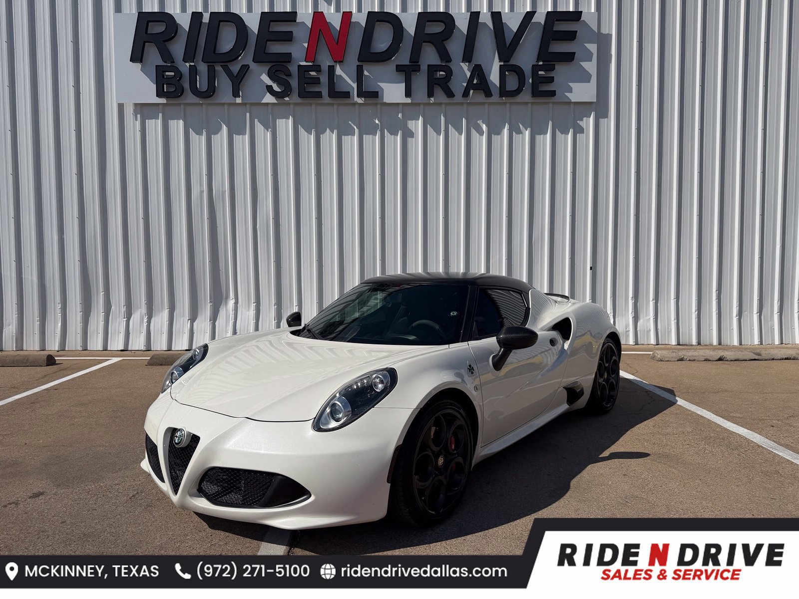 Used 2016 Alfa Romeo 4C Coupe w/ Coupe Track Package 1