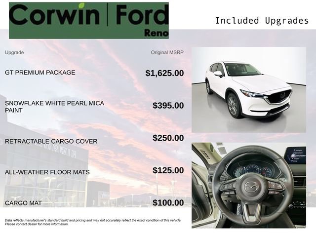 Used 2021 MAZDA CX-5 Grand Touring w/ GT Premium Package image 3