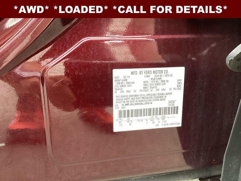 Used 2019 Lincoln Nautilus Reserve w/ Cargo Utility Package AWD/4WD image 24