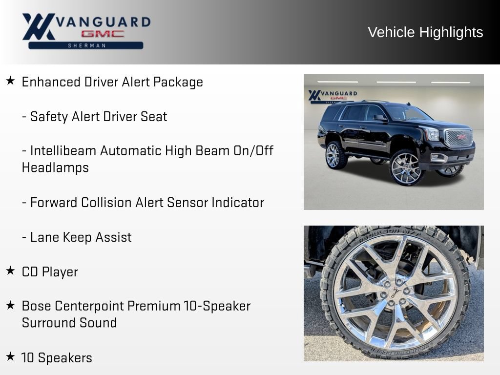 Used 2016 GMC Yukon Denali w/ Open Road Package RWD image 21