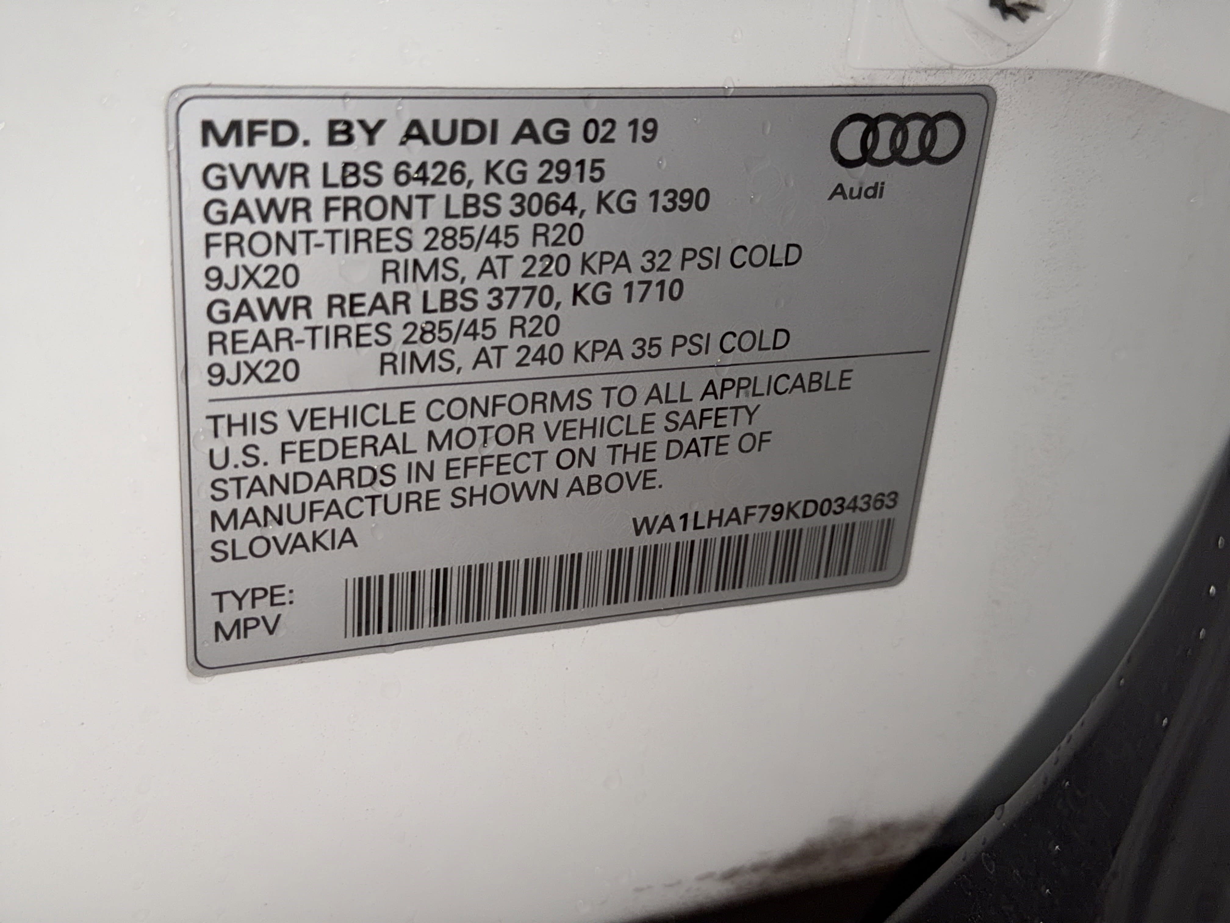 Used 2019 Audi Q7 2.0T Premium Plus w/ Premium Plus Package AWD/4WD image 27
