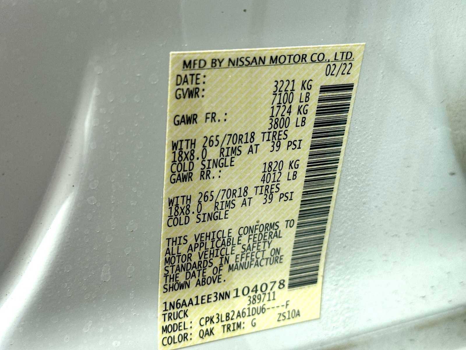 Used 2022 Nissan Titan SV image 22