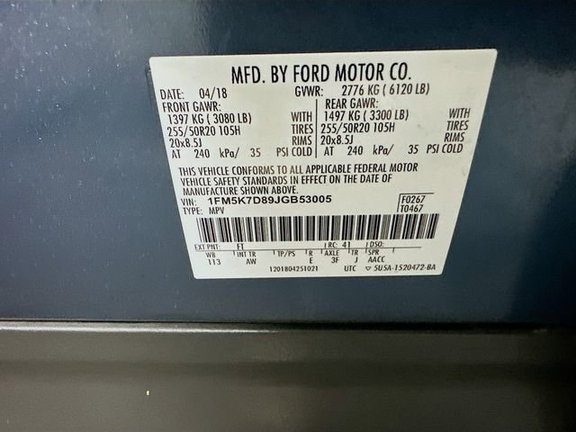 Used 2018 Ford Explorer XLT w/ Equipment Group 202A image 30