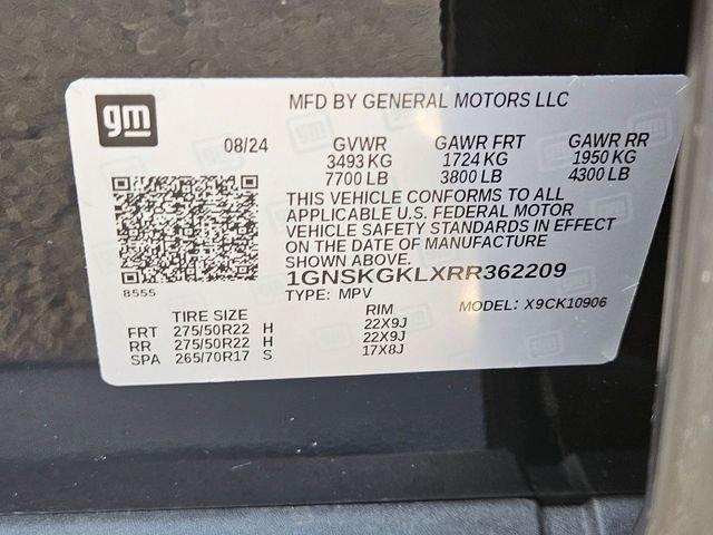 Used 2024 Chevrolet Suburban High Country AWD/4WD image 24