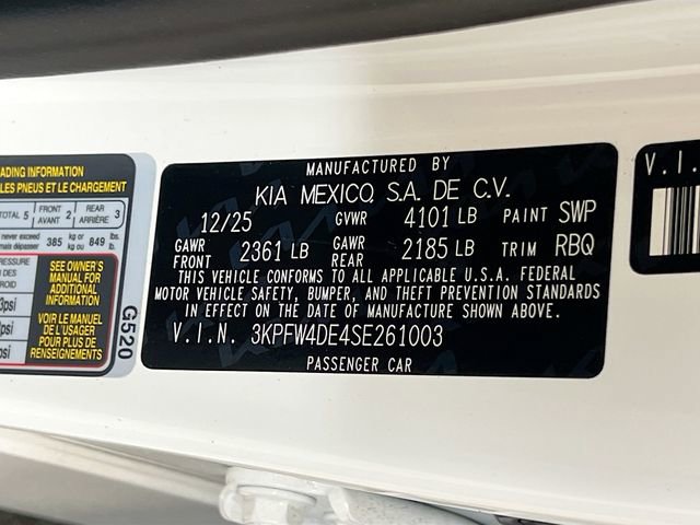 New 2025 Kia K4 GT-Line w/ GT-Line Sunroof Package image 32