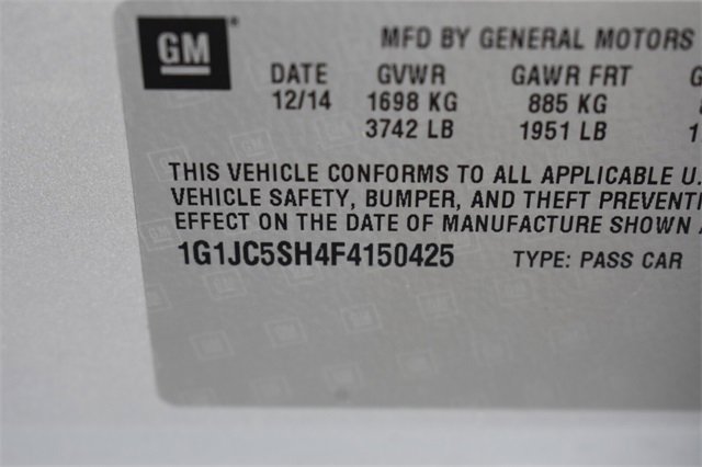 Used 2015 Chevrolet Sonic LT w/ Advanced Safety Package image 31