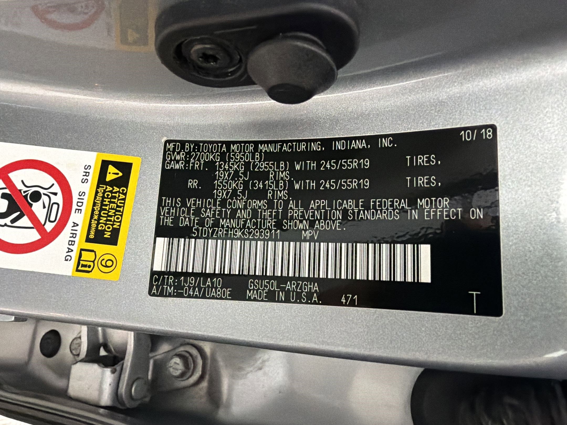 Used 2019 Toyota Highlander Limited Platinum FWD image 23