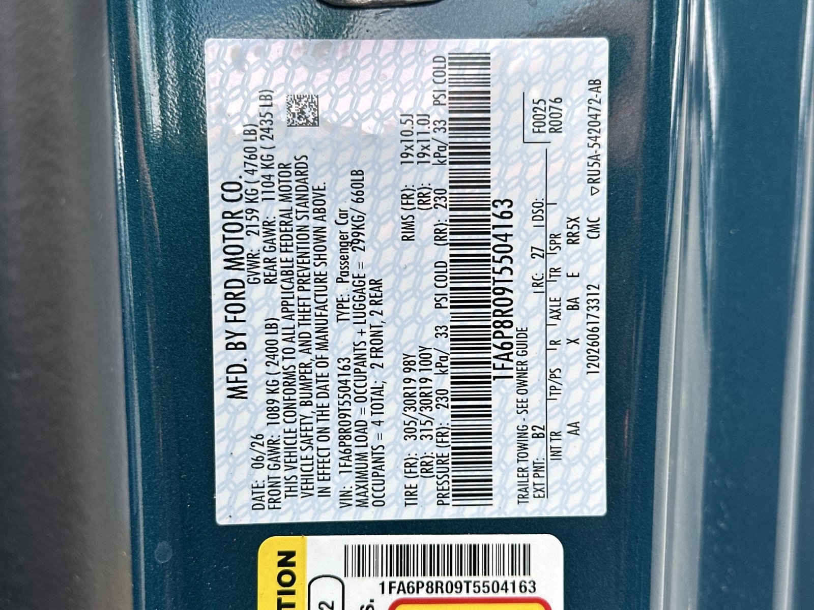New 2026 Ford Mustang Dark Horse w/ Dark Horse Handlin Package RWD image 36