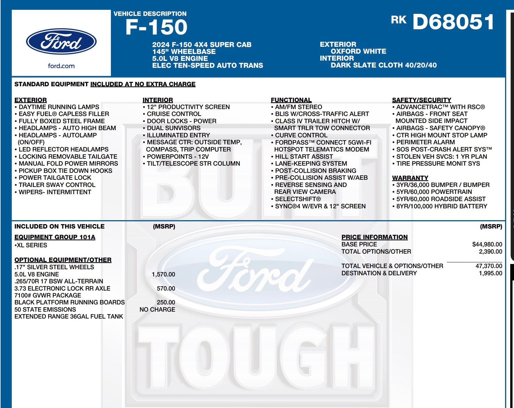Used 2024 Ford F150 XL image 39
