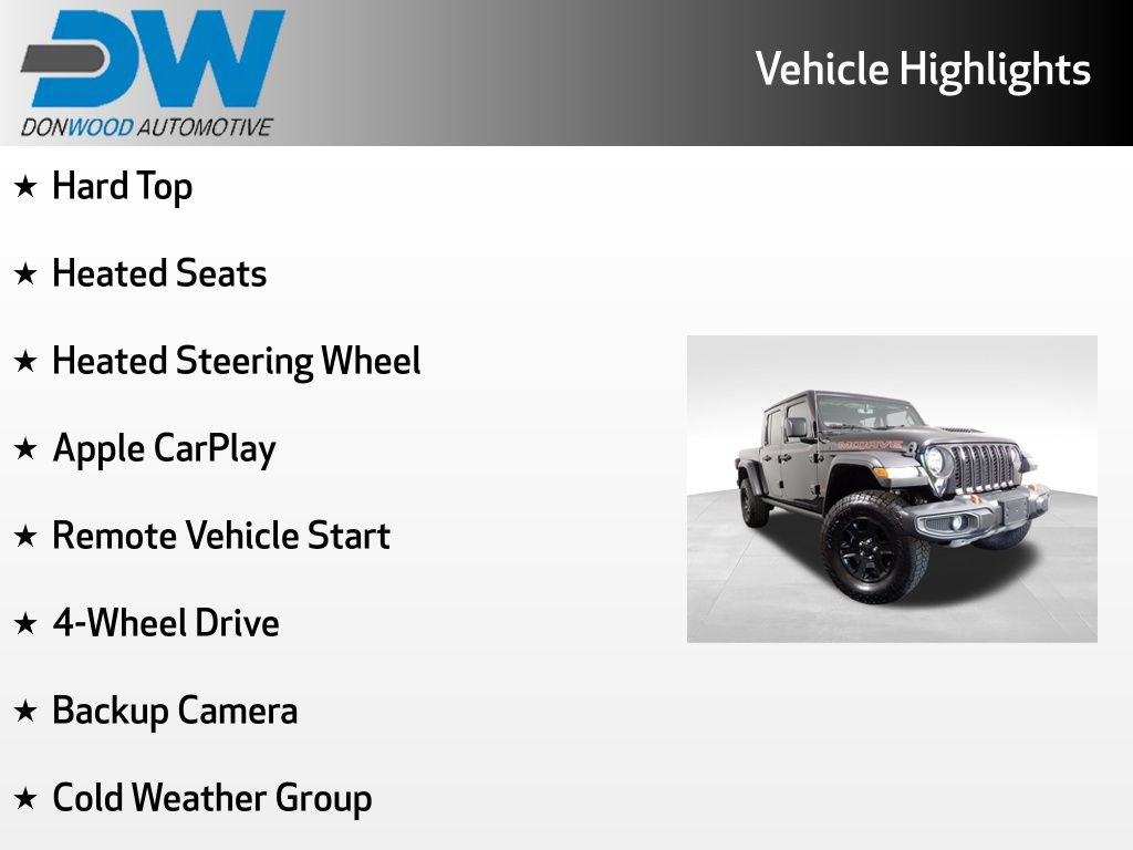 Used 2022 Jeep Gladiator Mojave w/ Cold Weather Group AWD/4WD image 6