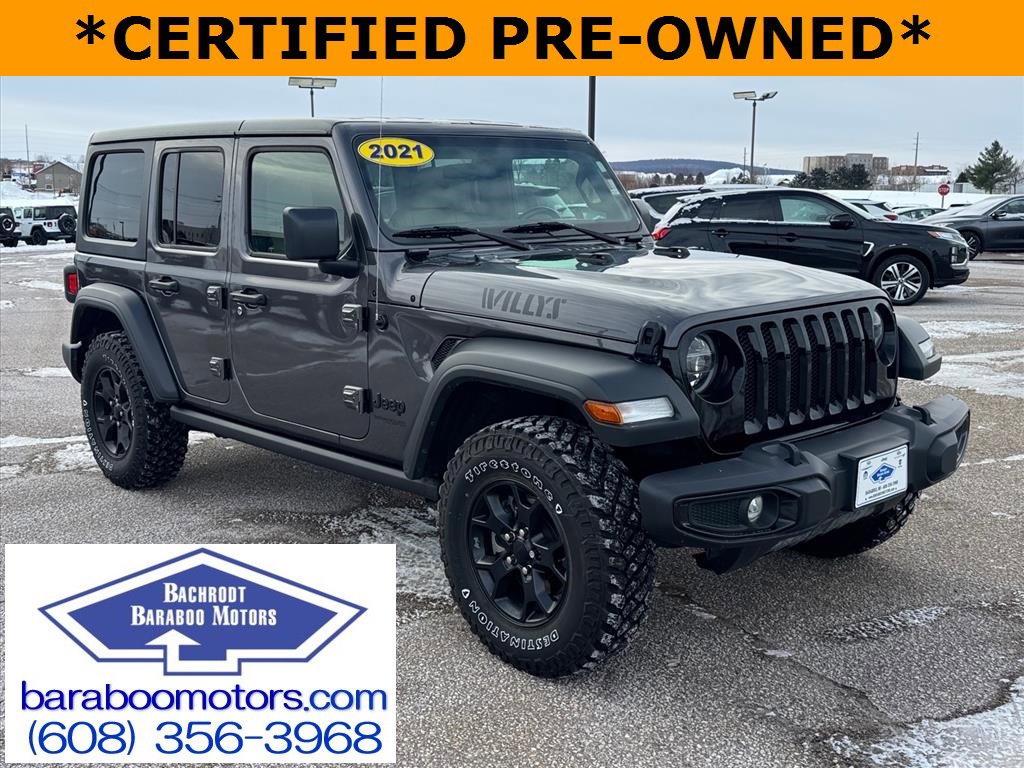 Used 2021 Jeep Wrangler Unlimited Willys
