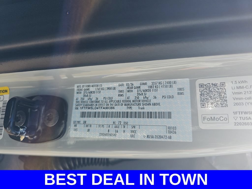 New 2026 Ford F150 Lariat w/ Equipment Group 502A High AWD/4WD image 42