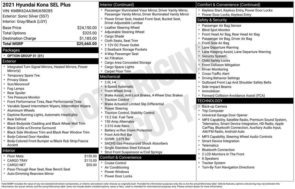 Used 2021 Hyundai Kona SEL Plus FWD image 27