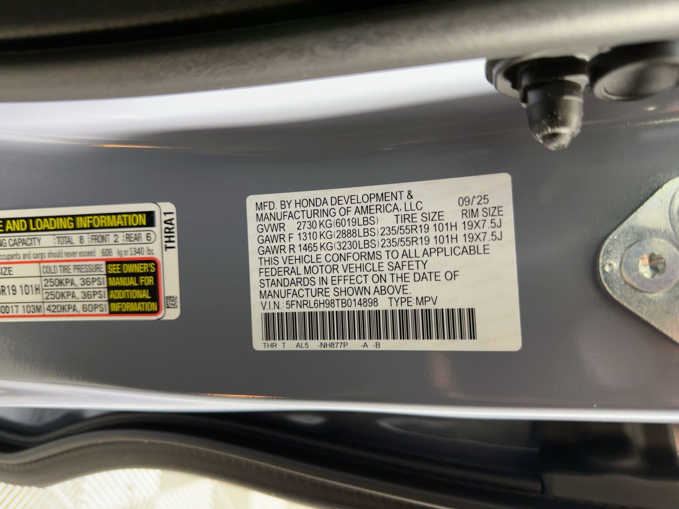 New 2026 Honda Odyssey Elite image 20