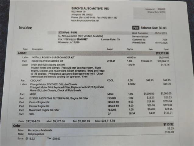 Certified 2025 Ford F150 Lariat w/ Equipment Group 501A Mid image 2