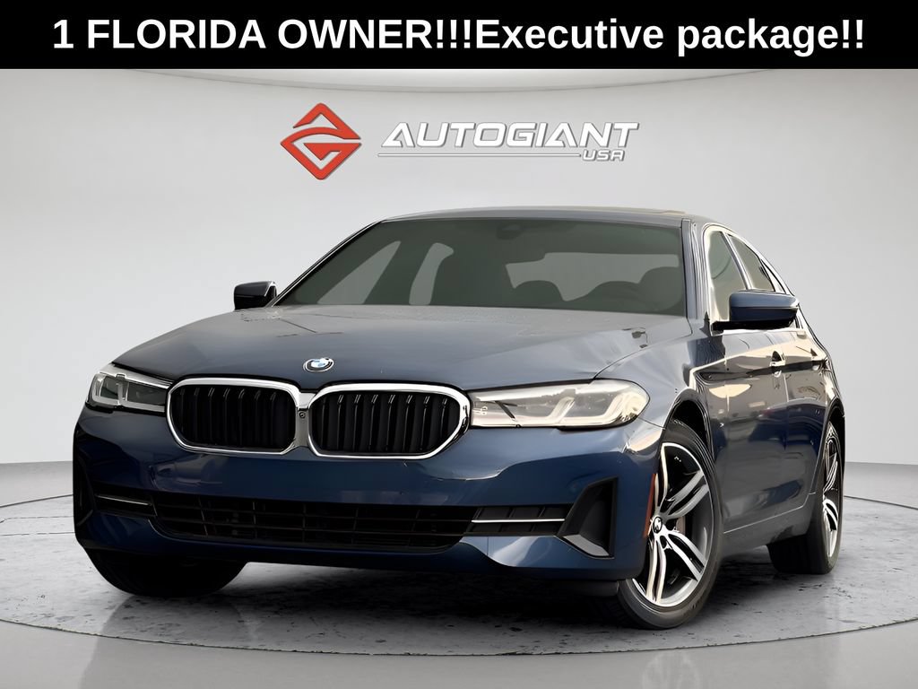 Used 2021 BMW 530i w/ Executive Package RWD image 1