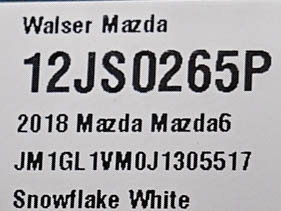 Used 2018 MAZDA MAZDA6 Touring FWD image 28