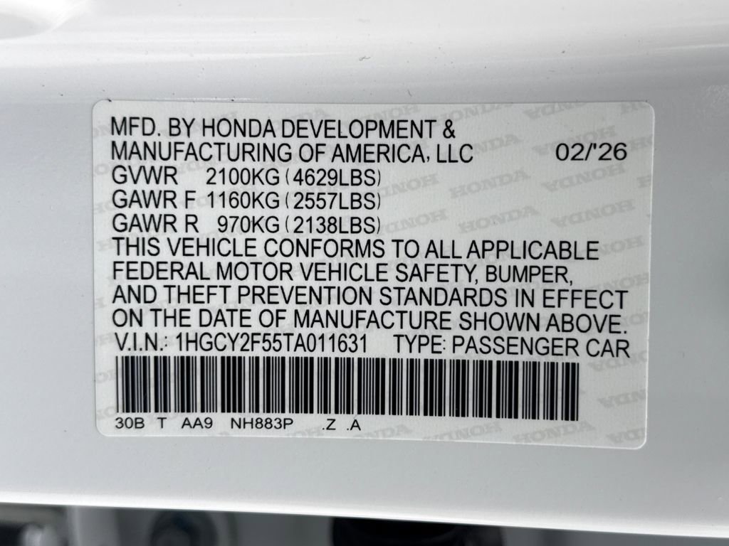 New 2026 Honda Accord Sport image 28