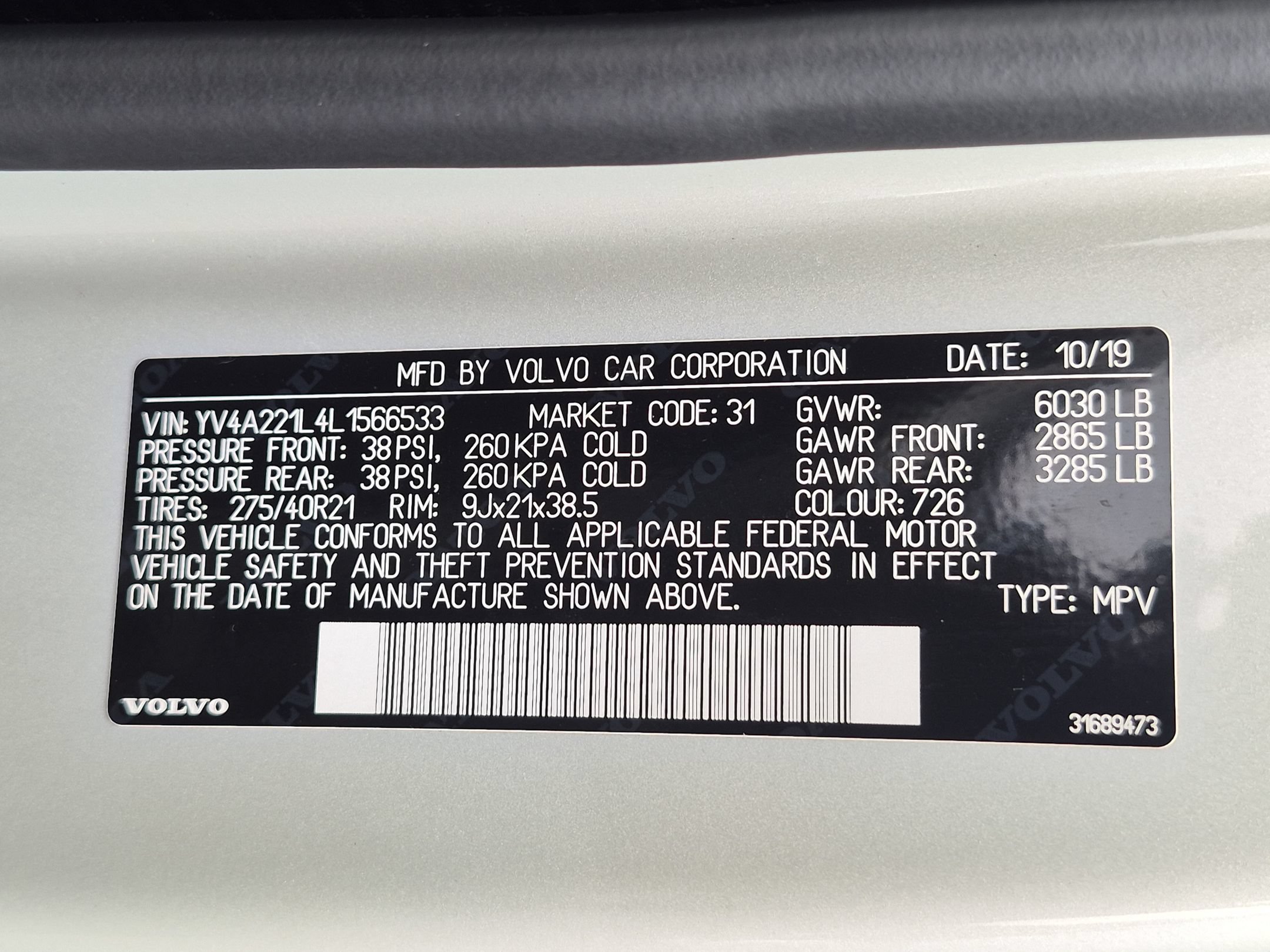 Used 2020 Volvo XC90 T6 Inscription AWD/4WD image 24