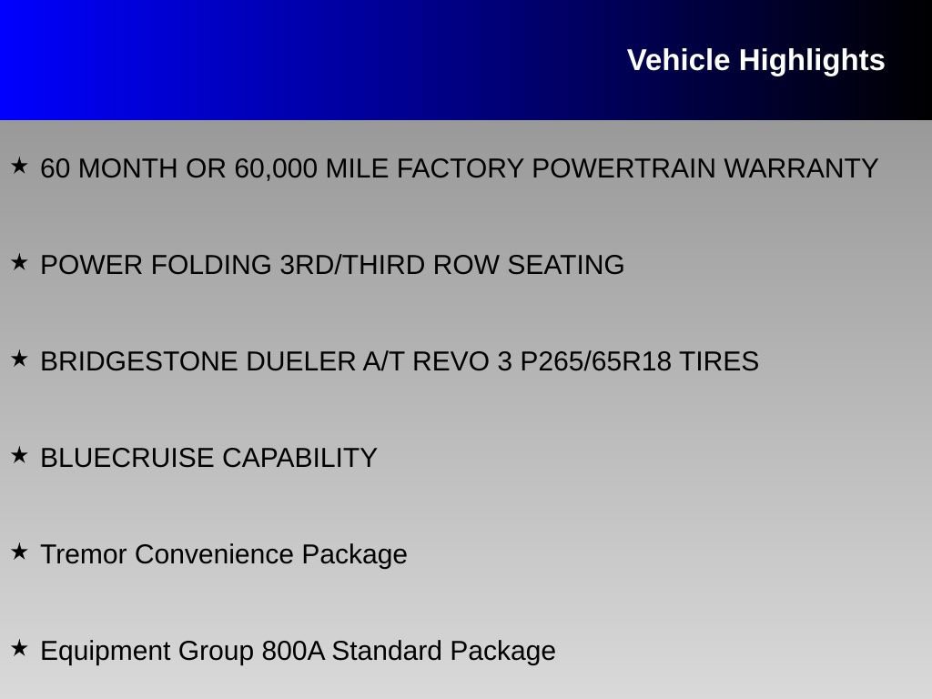 Used 2026 Ford Explorer Tremor w/ Tremor Convenience Package AWD/4WD image 16